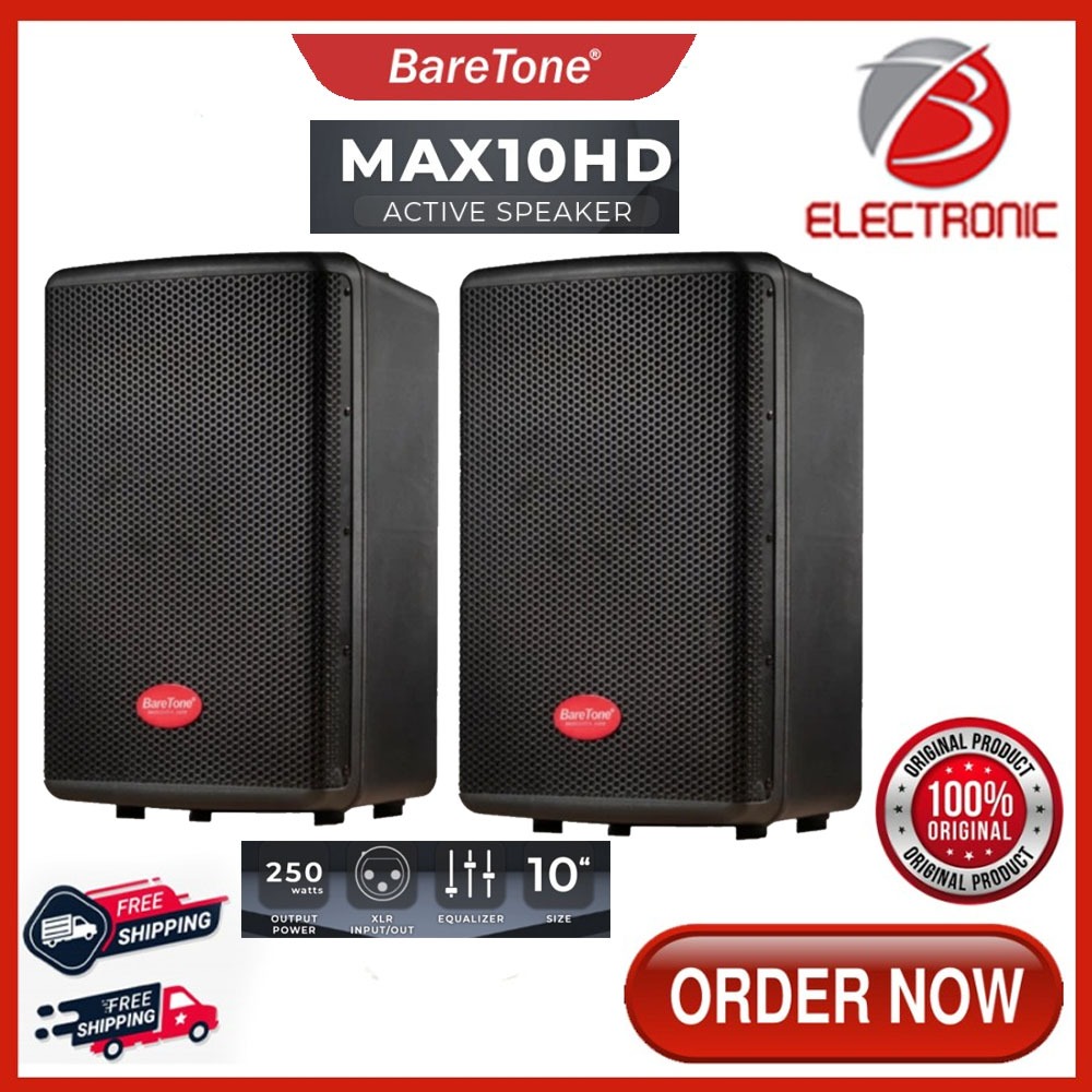 Speaker Aktif Baretone Max 10HD Baretone Max10HD Baretone Max10 HD Original