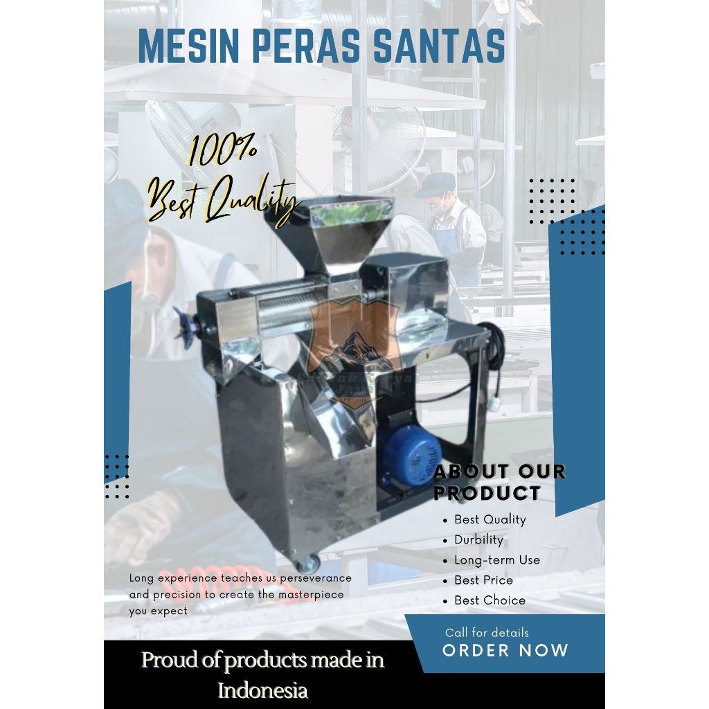 Mesin Peras Santan - Pemeras Santan - Peras Kelapa