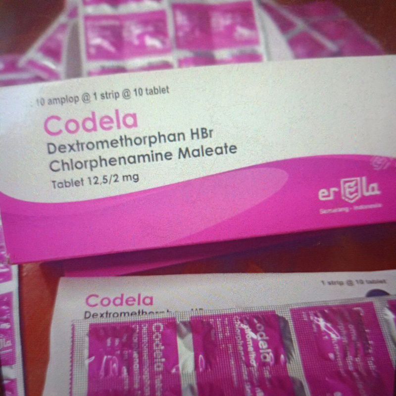 [COD] Codela Per Box isi 100 Tablet - Untuk mengobati alergi dan batuk