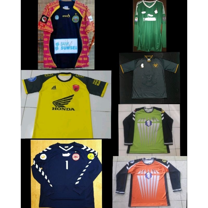 Jersey GK Denmark 2000/Timnas Indonesia 2022 Third/GK Mln 2017/GK Denmark 2004/GK PSM Makassar 2023/