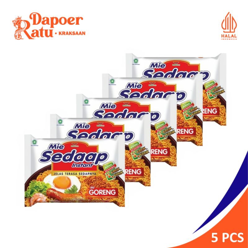 

MIE SEDAP GORENG PAKET HEMAT 5 PCS