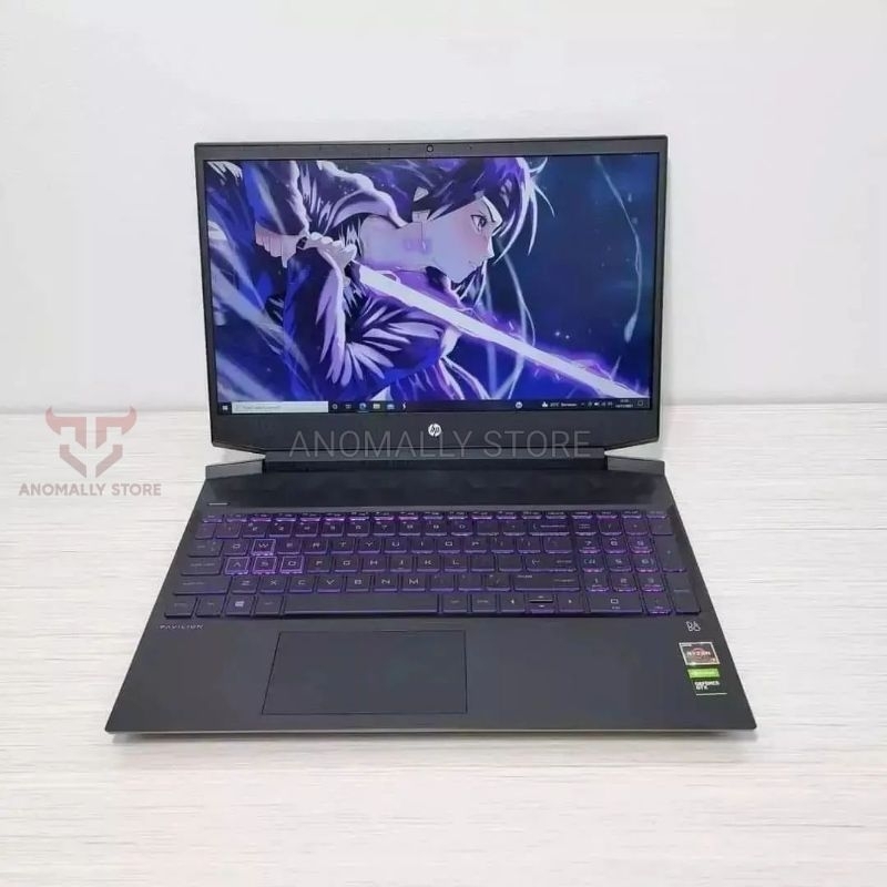 HP PAVILION GAMING 15 RYZEN 7 GTX1650 SSD 512GB FULLSET