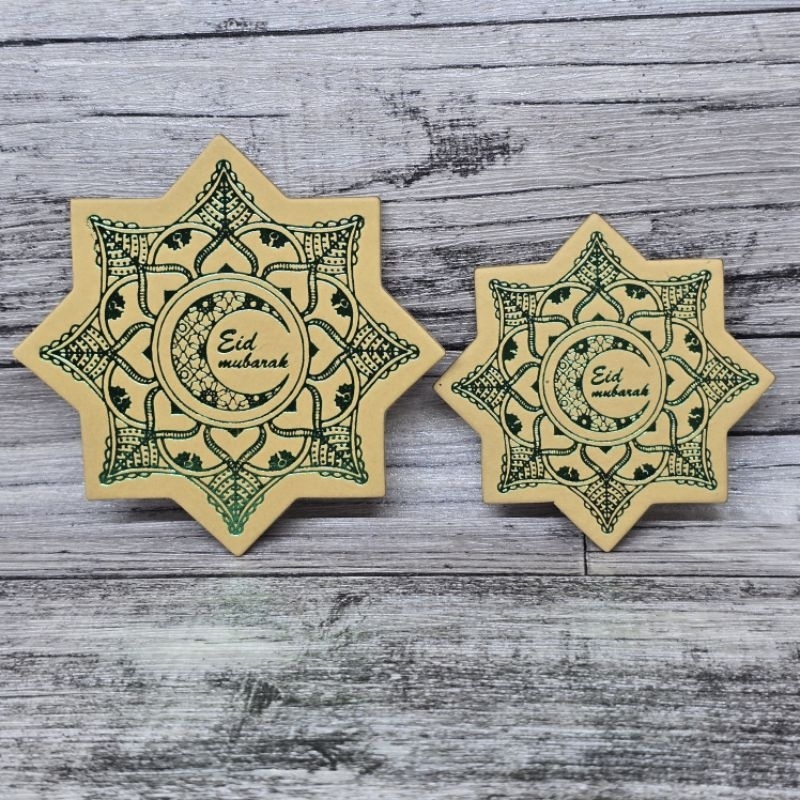 

Plat Gambar tempelan Idul fitri Box hamper / kotak kue / tag lebaran