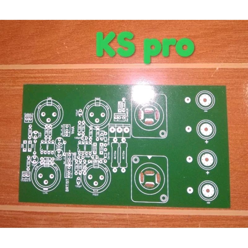 PCB led indikator  utk box ampli AXL AUDION 3u
