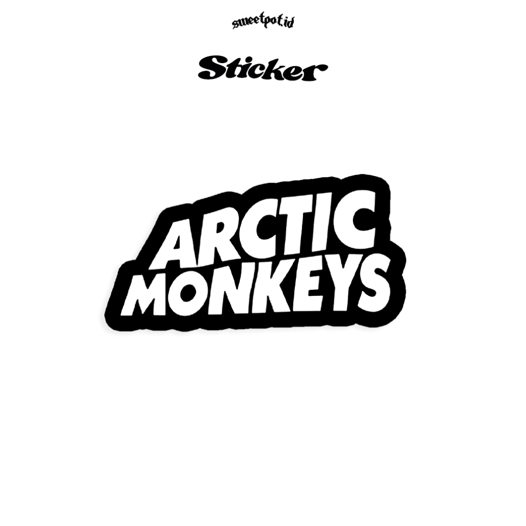 

(BISA COD) STICKER "ARCTIC MONKEYS" / STICKER BIJIAN / STICKER ECERAN / STICKER METAL / STICKER POP / STICKER INDIE / STICKER BAND/ BRITPOP