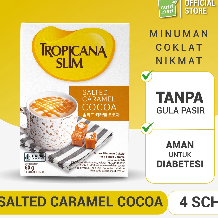 

Terlaku Tropicana Slim Salted Caramel Cocoa 4 Sch