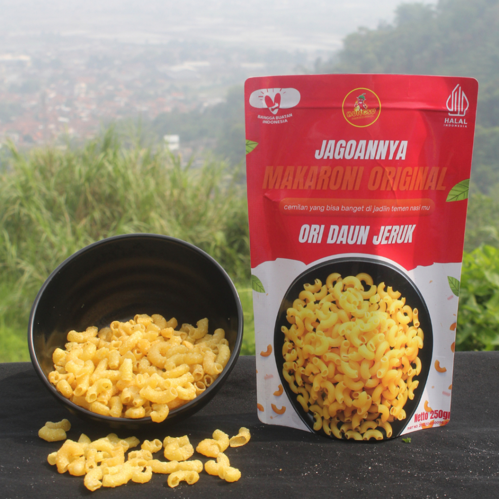 

Makaroni Original Daun Jeruk Snack Bandung Cemilan Viral 250gram