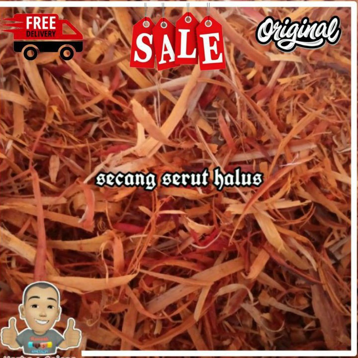 

ORIGINAL Secang Serut Halus 1kg Kayu Secang Serut Asli Sappan Wood Wedang Secang Secang Cupang