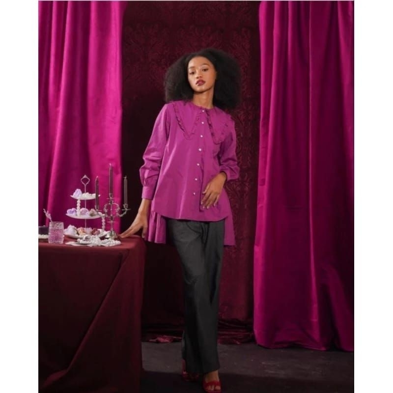(NEW) Nizmara shirt fuschia Aleza Label