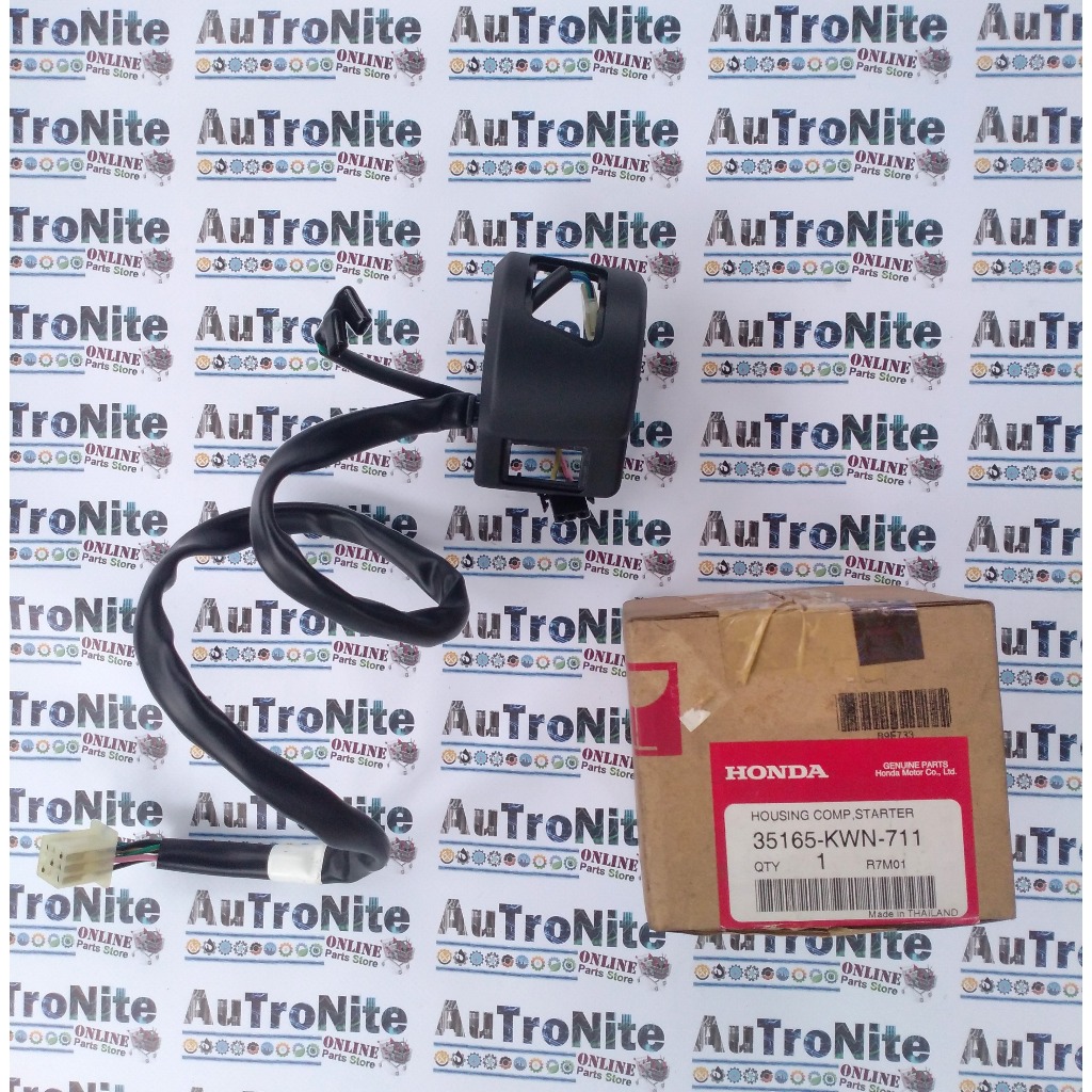 Rumah Tombol Starter Idling Stop ISS HOUSING COMP START SWITCH 35165-KWN-711 Original Honda PCX 150 