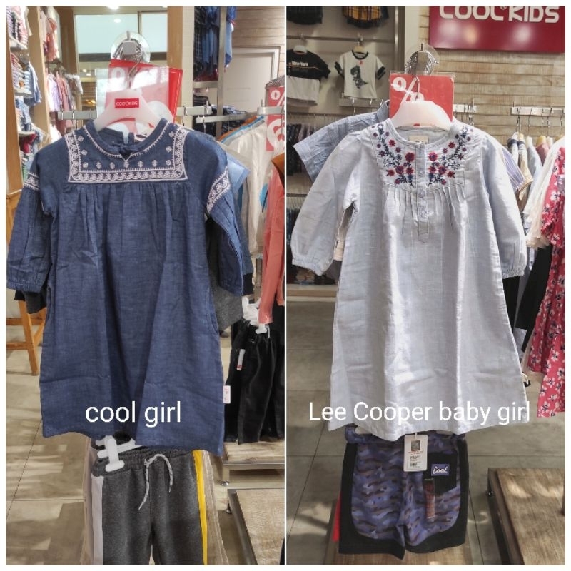 RF Cool girl Lee Cooper gamis anak perempuan