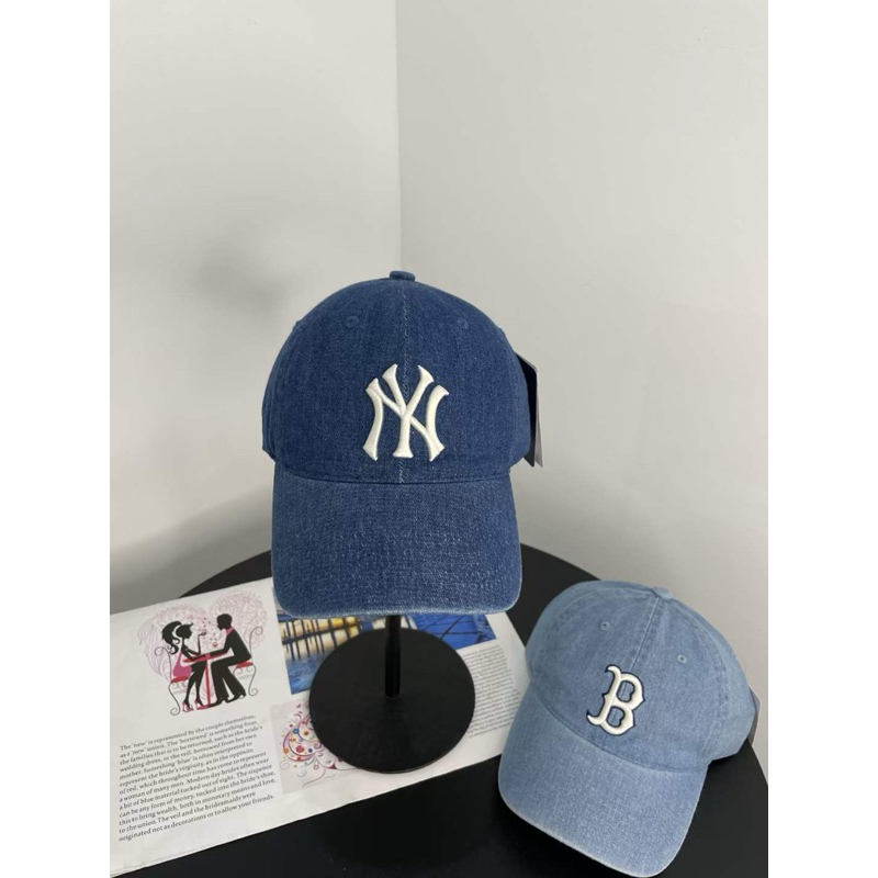 DENIM UNSTRUCTURED BALL CAP NEW YORK YANKEES  N-COVER