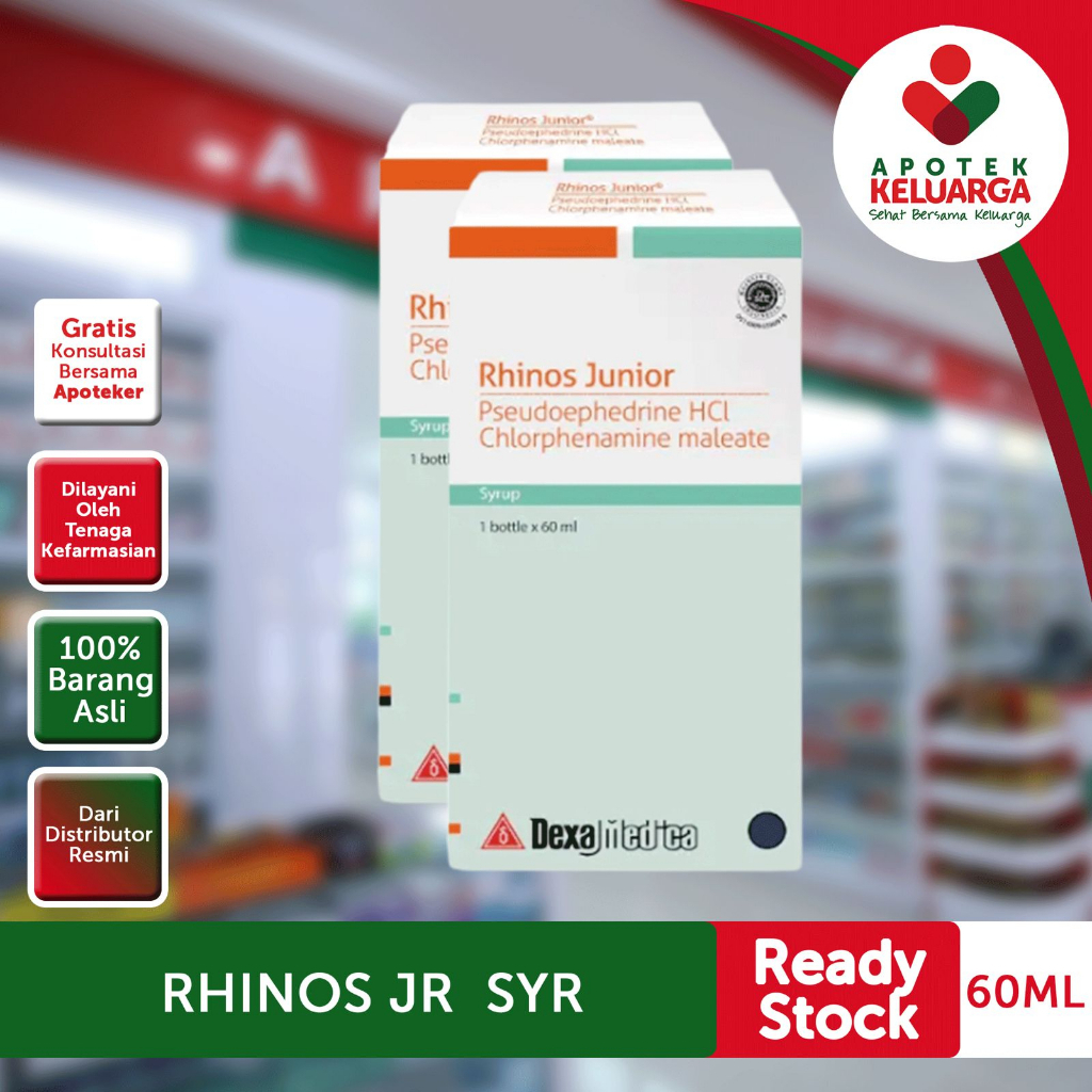 RHINOS JUNIOR SIRUP #OBAT FLU ANAK