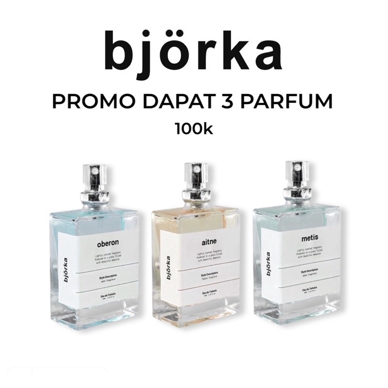 COD Bjorka Official Parfum Pria Wanita Unisex Original Inspired