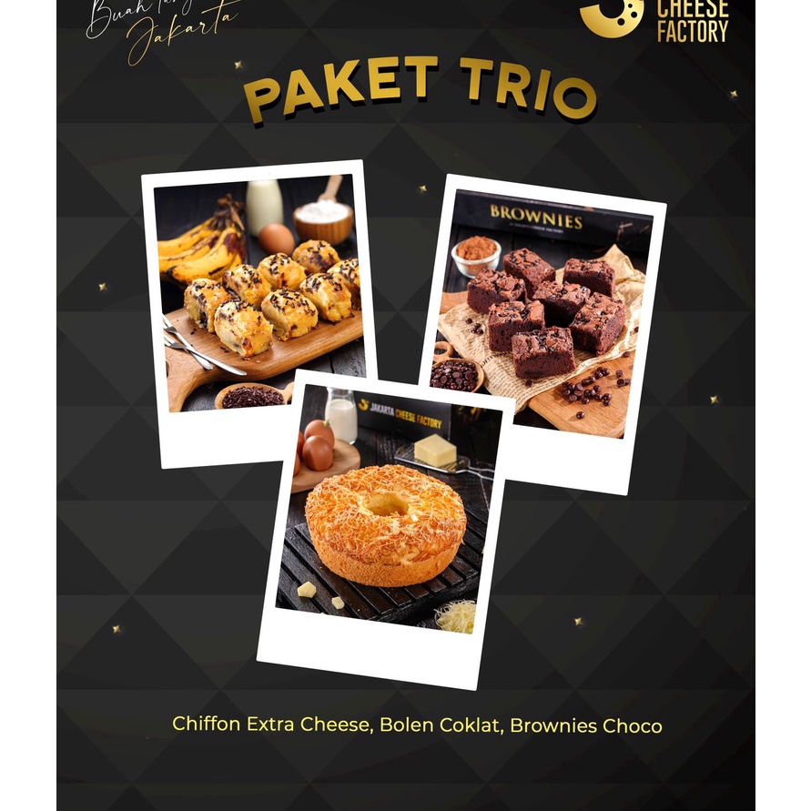 

STAR Paket 3 Box TrioJCF Chiffon Bolen dan Brownies