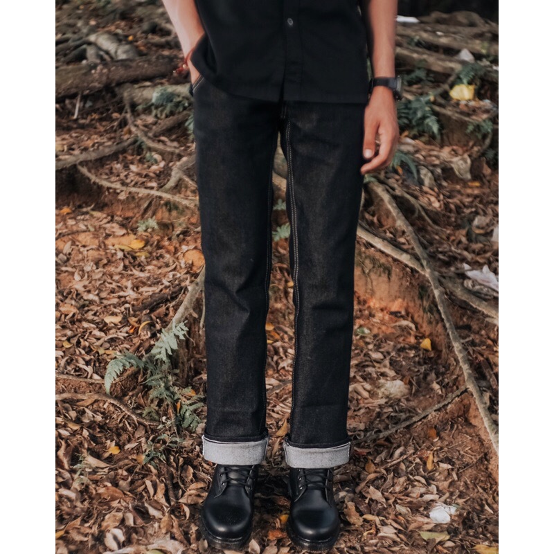Celana Selvedge Denim 150z kaku