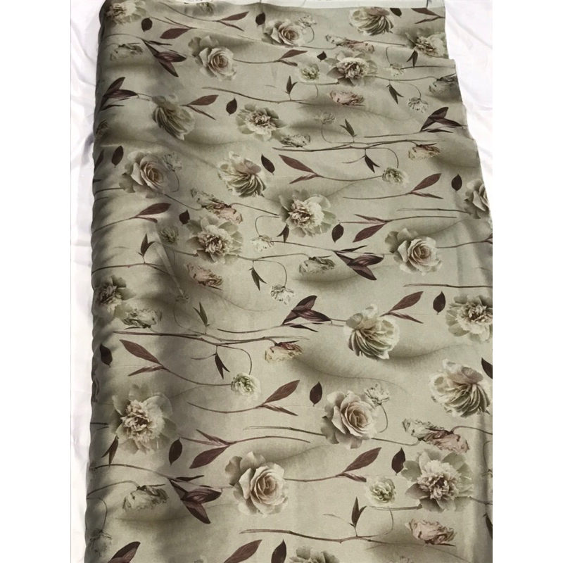 kain satin armani silk / satin armani motif