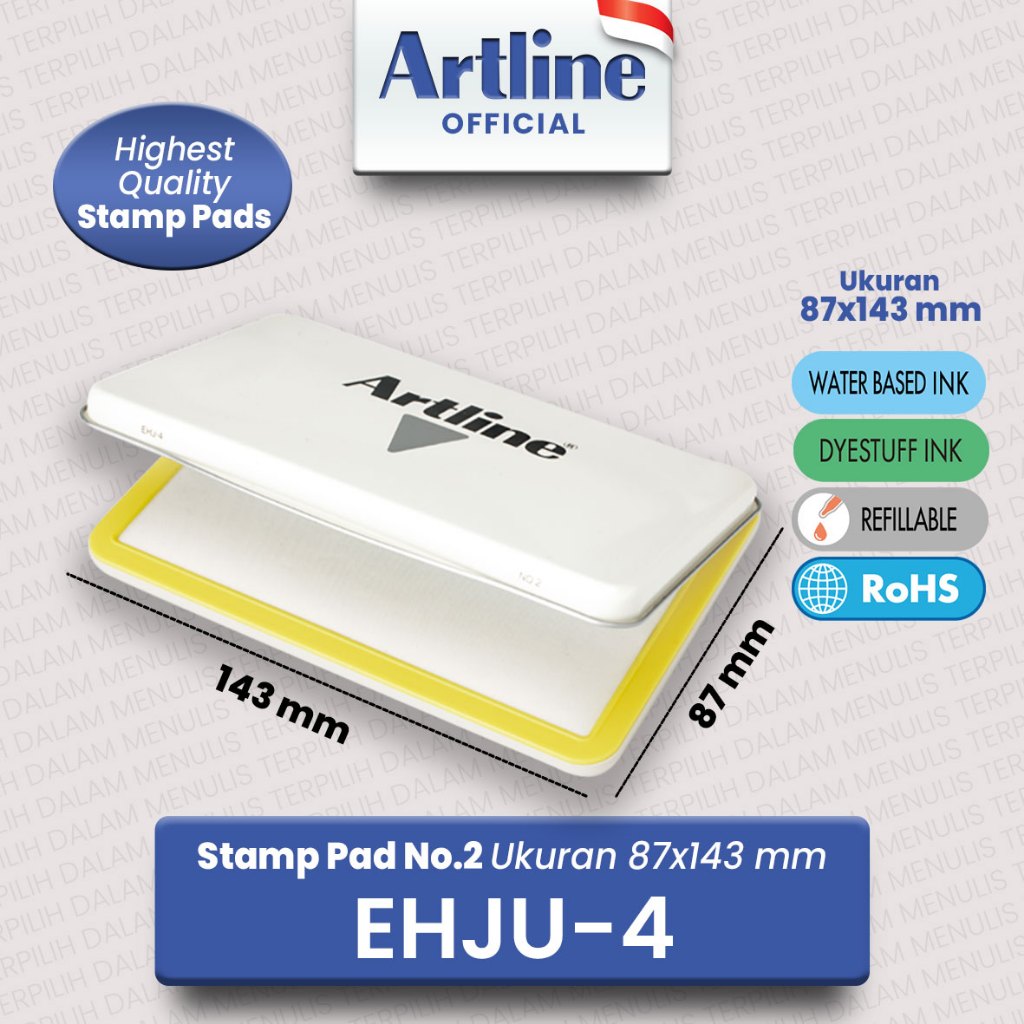 

ARTLINE Stamp Pad Bantalan Tinta Stempel EHJU-4