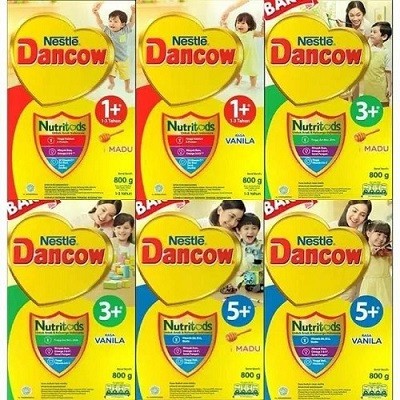 

NESTLE DANCOW 1+ 3+ 5+ MADU VANILA COKELAT INSTANT FULL CREAM