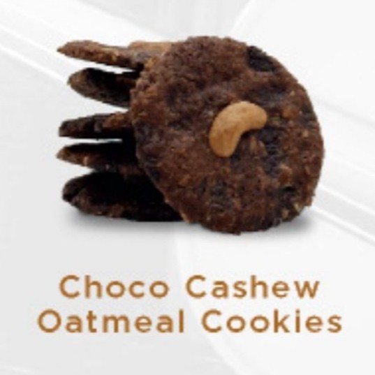 

Choco Cashew Oatmeal Cookies