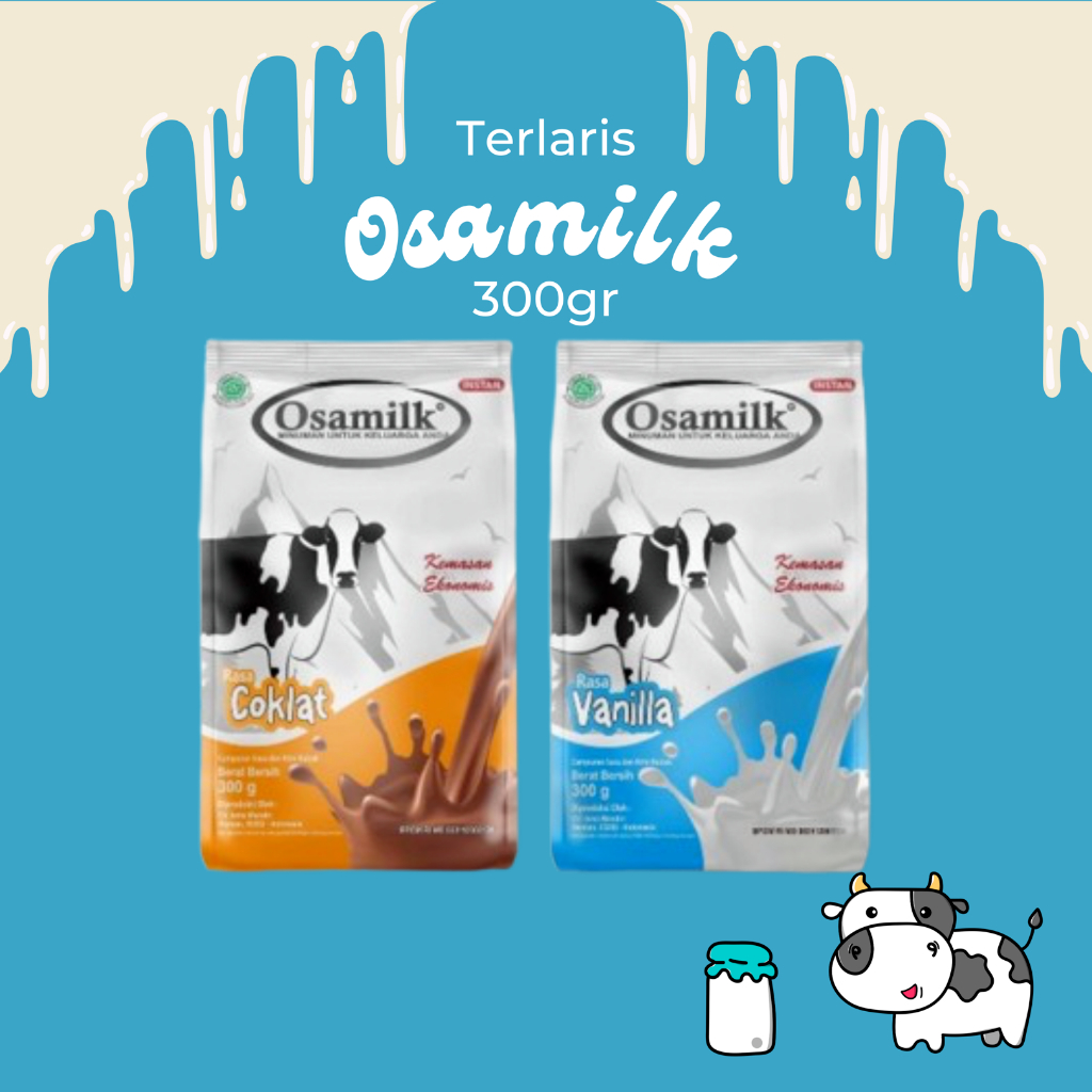 

Terlaris - Susu Osamilk uku 300gr - Rasa Vanila & Coklat