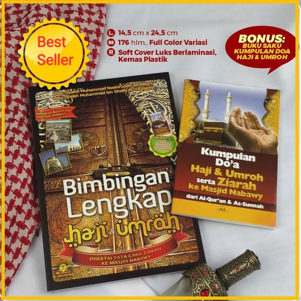 Buku Bimbingan Lengkap Haji Dan Umroh Beserta Doanya / Buku HAJI DAN UMRAH