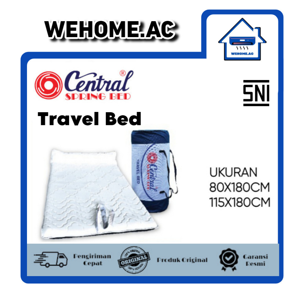 Central Travel Bed Kasur Travel Central + Tas