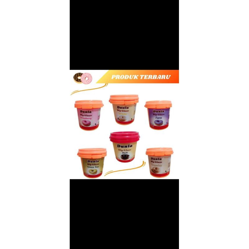

Original dunia dip glaze 1 kg toping donat gas