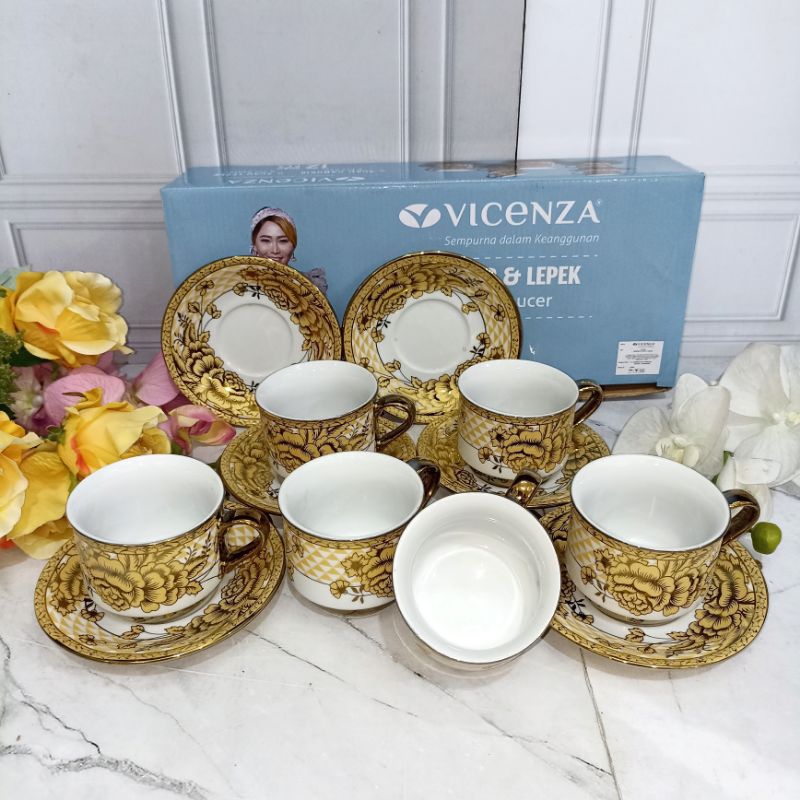 Cangkir tatak keramik Vicenza Y83