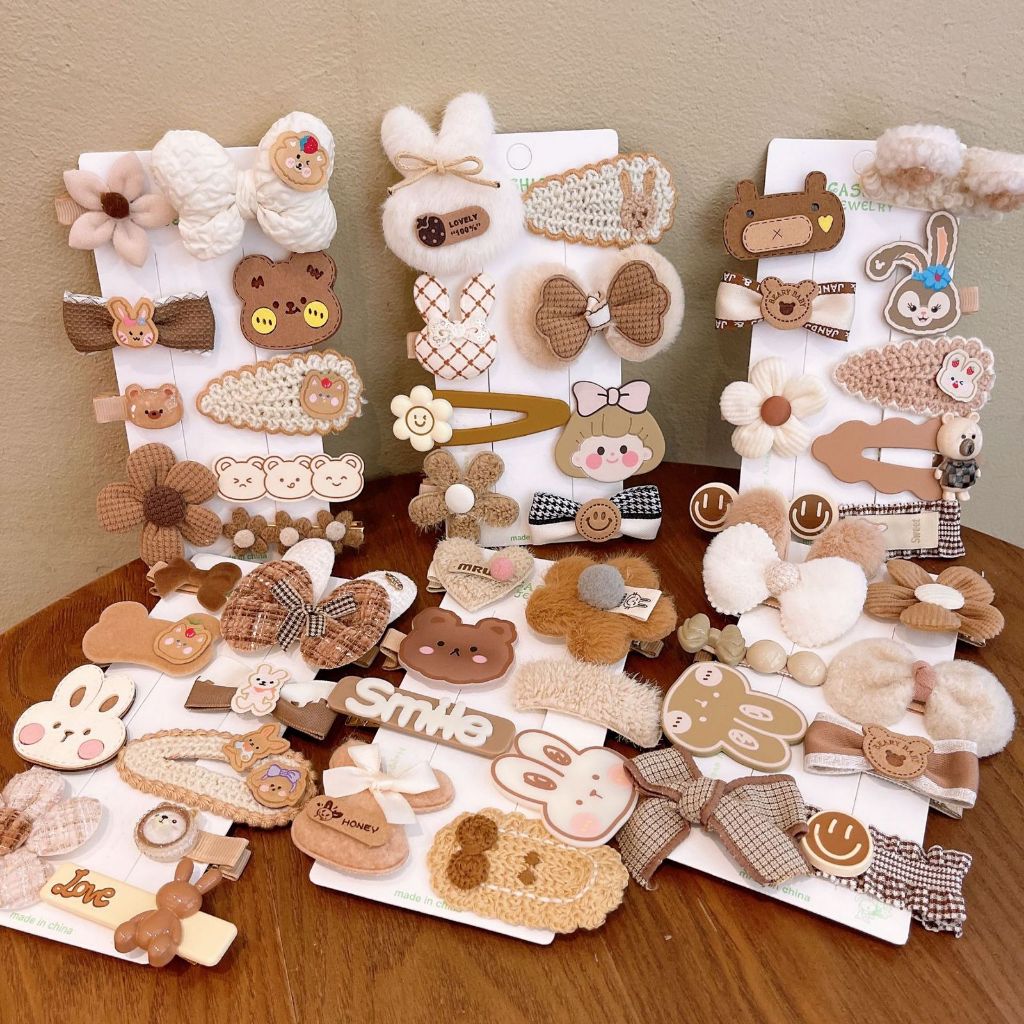 Leleoncare Jepit Rambut Anak Aksesoris Rambut Kartun Lucu Bayi Korea / Jepit Rambut Anak Korea Styli