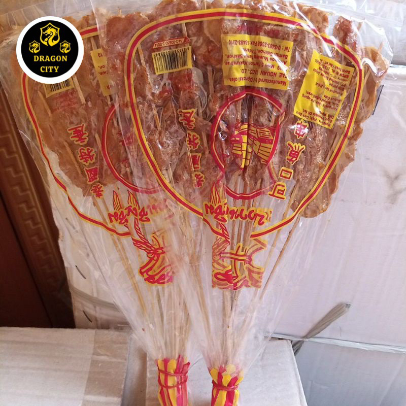 

BOAT SATAY SATE SNACK IKAN JUHI / TAE NGUAN TAI BOAT / SATAY JELLY FISH THAILAND