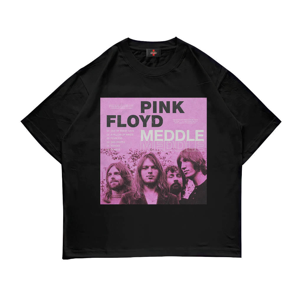 STARPERSON | KAOS PINK FLOYD MEDDLE BLACK 24S | UNISEX | GRUNGE | Y2K | METAL | BOOTLEG | ANIME | BA