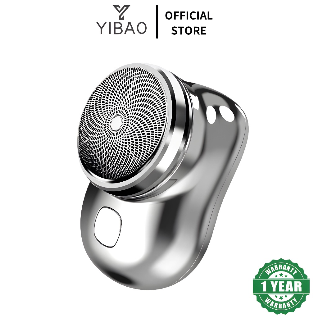 Grosiran Murah YIBAO Alat Cukur Elektrik Mini Shaver Alat Cukur Jenggot Listrik Portable
