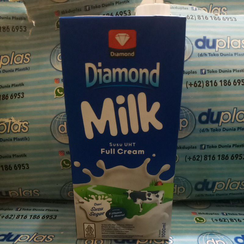

Diamond Milk Full Cream 1 Liter Susu UHT Full Cream