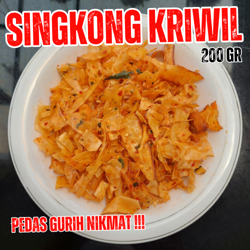 

Keripik Singkong Kriwil Pedas isi 200 gram
