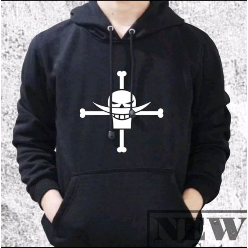 Hoodie flecce terbaru sweeater hoodie one pice shirohige