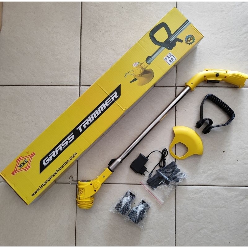 Mesin Potong Rumput Battery Baterai Cas Charger Cordless 12V 12 V Volt MKK MB-12