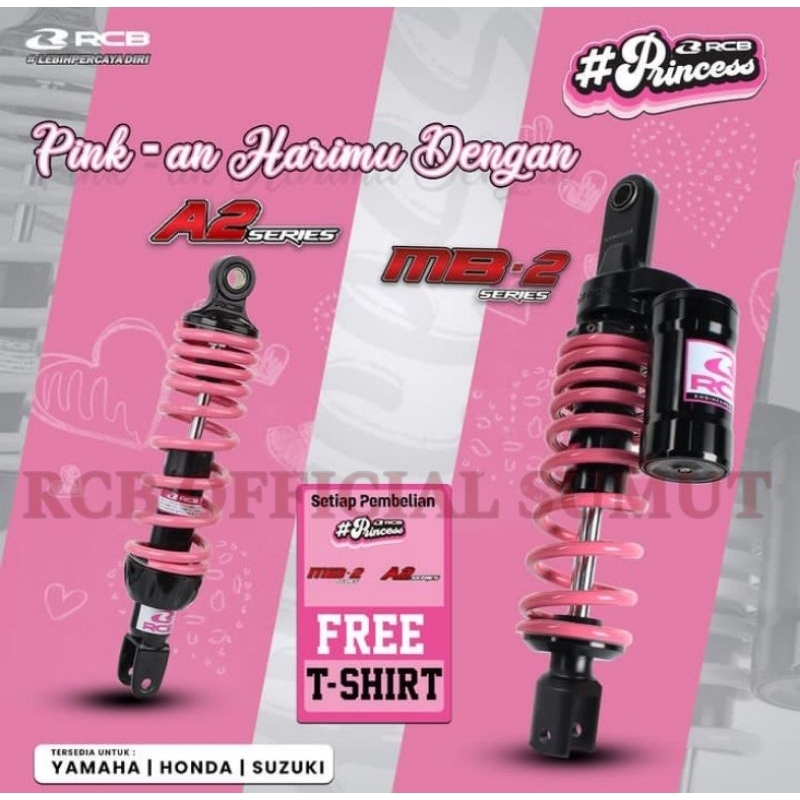 MONOSHOCK A2 SERIES(BK)-PINK RCB