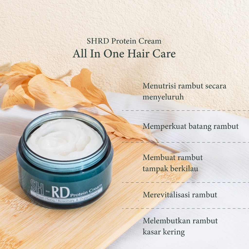 SH-RD SHRD Protein Cream Moisturizer & Vitamin Rambut 10ml (KECIL)