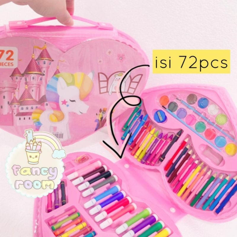 

Crayon Pensil Spidol Set isi 73pcs --KR178