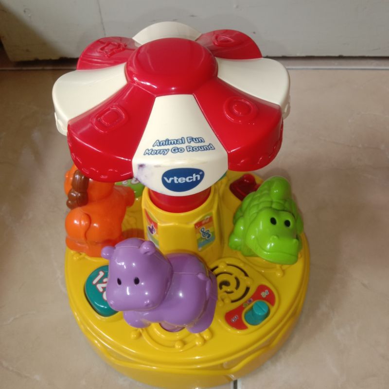 Jual Vtech Animal Fun Merry Go Round Preloved Vtech