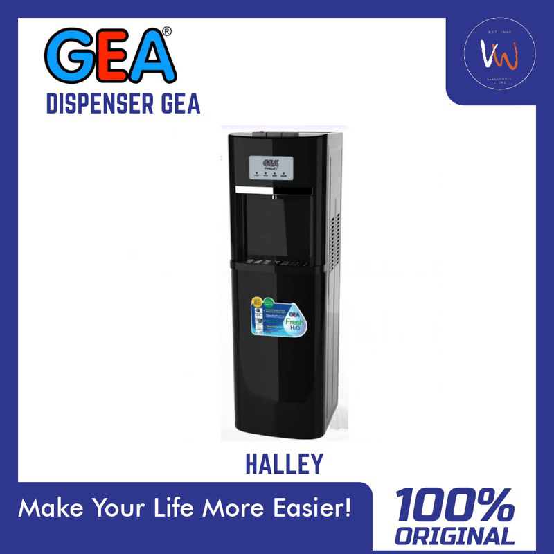 Dispenser Galon Bawah Gea Halley / Dispenser Pipa Stainless steel / Galon bawah