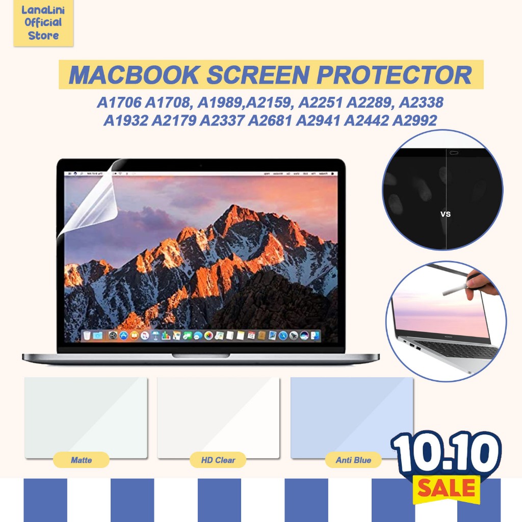 Anti Gores Screen Protector Tempered Glass Full Cover HD Clear Anti Blue Ray Bluelight Glare Silau M
