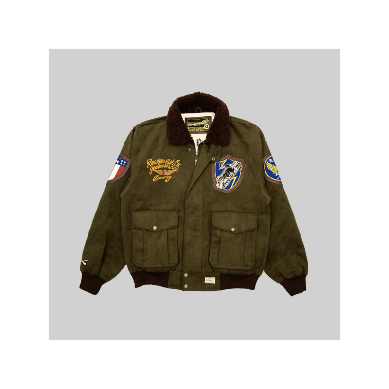 (FLASg SALE SAMPAI 31  mei saja) RAWTYPE RIOT KITTY CATS TYPE III jacket olive