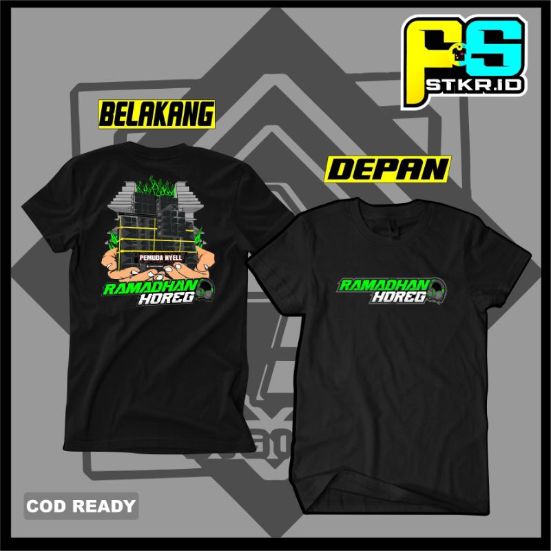 (LIMITED EDITION) Kaos T-shirt Viral RAMADHAN HOREG V1 TAHUN 2024 / 1445H lengan pendek pria wanita 