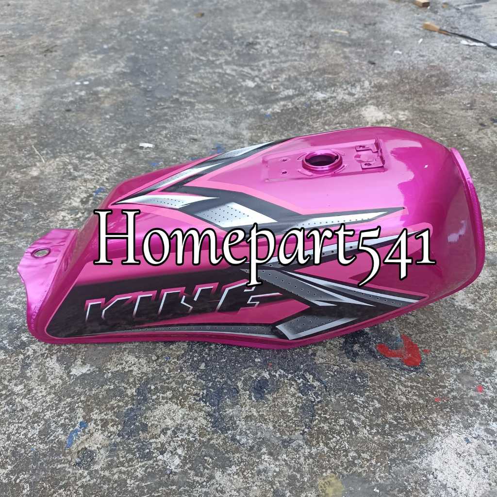 TANGKI YAMAHA RX KING TENGKI YAMAHA RXK RX K SET STRIPING WARNA PINK