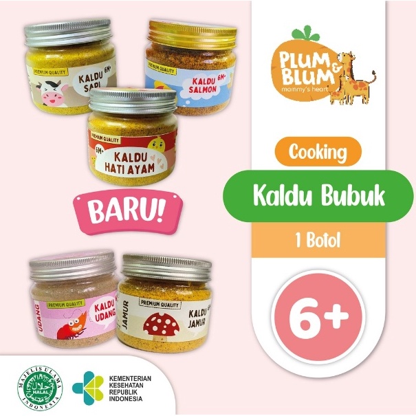 

Original PLUM BLUM STOCK POWDER NO MSG KALDU ASLI AYAM SAPI JAMUR KALDU ANAK MPASI TANPA PENGAWET Kaldu mpasi Plum blum kaldu bayi serbuuu