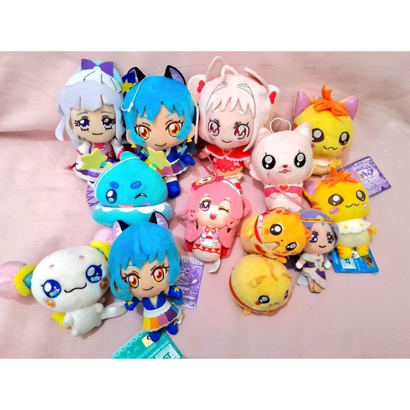 Pretty Cure Star Twinkle / Delicious Party / HUGtto Plush Boneka Nuigurumi - Cure Cosmo, Kome Kome, 