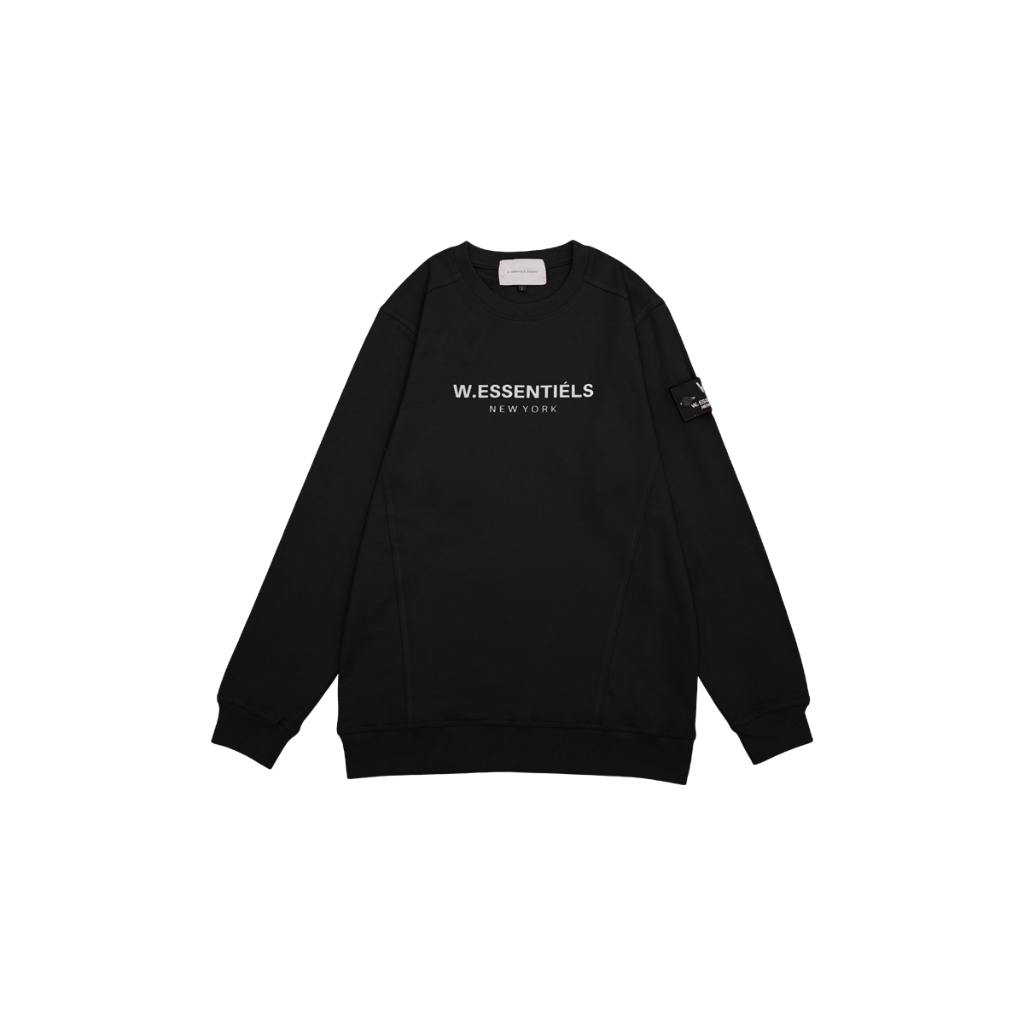 W.Essentiels Sweater Ajaccio Crewneck Noir Black