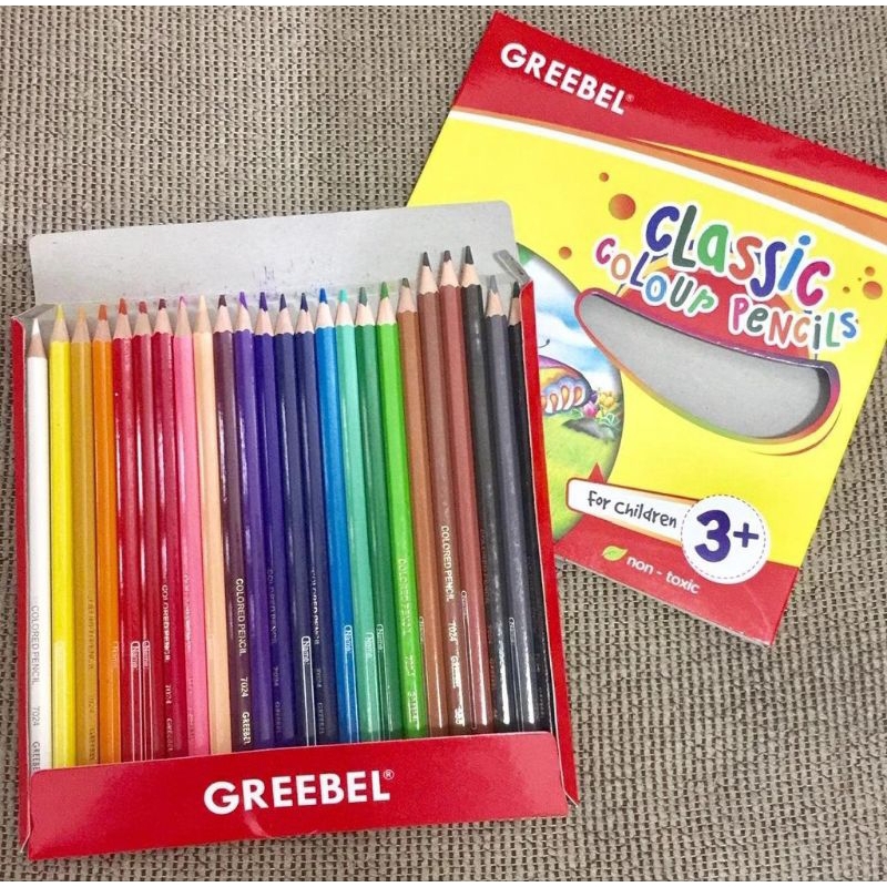 

Pensil warna Greebel 24 Warna panjang ( 1set/24wrn ) RB9